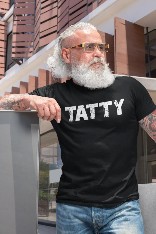 tatty Men's Retro T shirt Black Birthday Gift 00553
