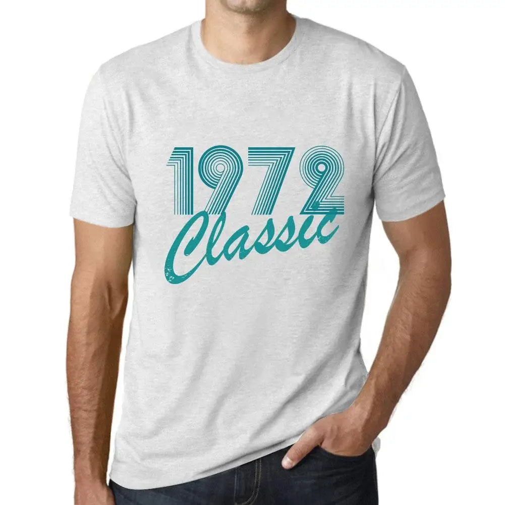 Men's Graphic T-Shirt Classic 1972 52nd Birthday Anniversary 52 Year Old Gift 1972 Vintage Eco-Friendly Short Sleeve Novelty Tee