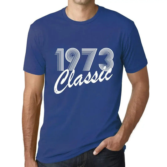 Men's Graphic T-Shirt Classic 1973 51st Birthday Anniversary 51 Year Old Gift 1973 Vintage Eco-Friendly Short Sleeve Novelty Tee