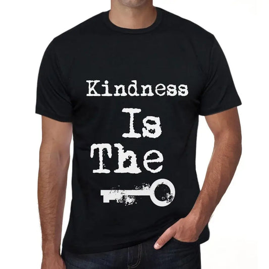 Men's Graphic T-Shirt Kindness Is The Key Eco-Friendly Limited Edition Short Sleeve Tee-Shirt Vintage Birthday Gift Novelty