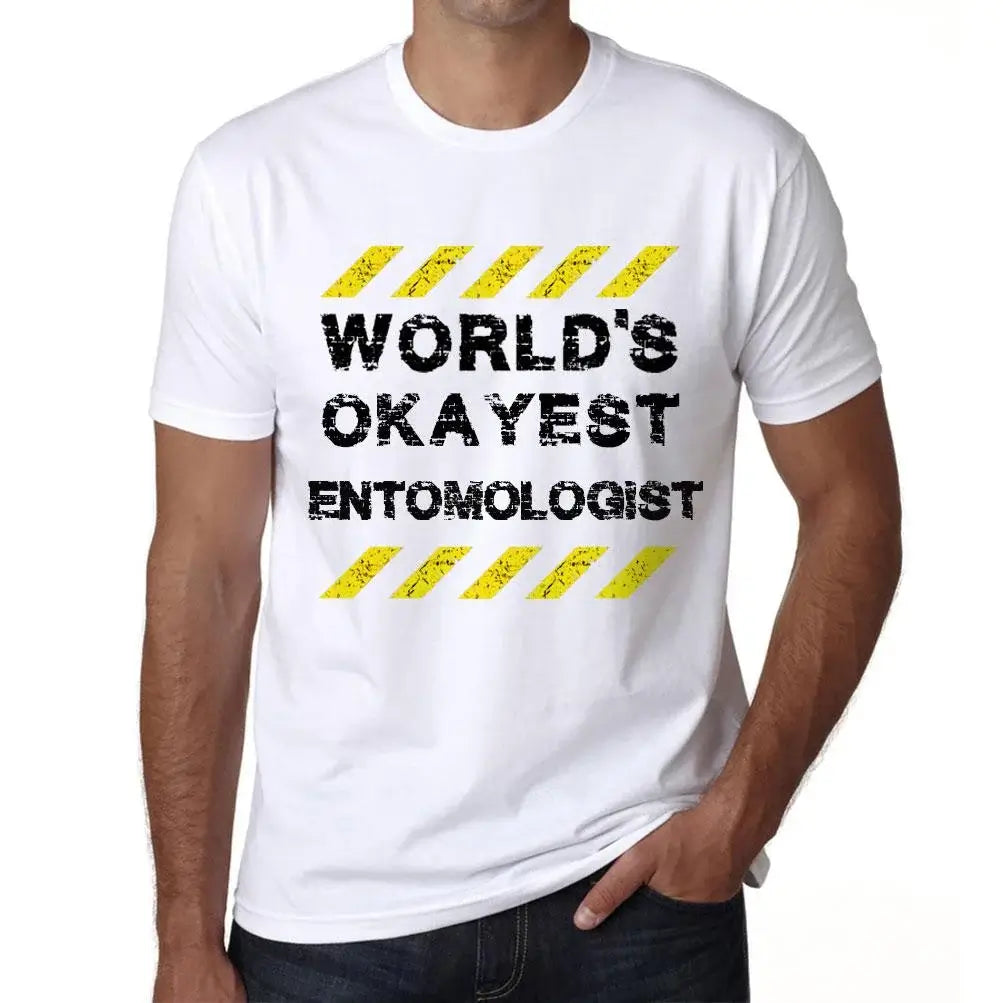 Men's Graphic T-Shirt Worlds Okayest Entomologist Eco-Friendly Limited Edition Short Sleeve Tee-Shirt Vintage Birthday Gift Novelty