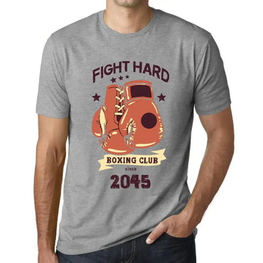 Men's Graphic T-Shirt Boxing Club Fight Hard Since 2045