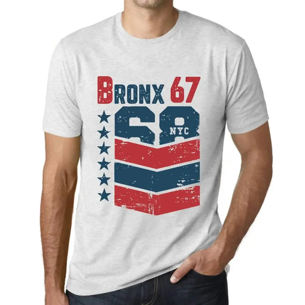 Men's Graphic T-Shirt Bronx 67 67th Birthday Anniversary 67 Year Old Gift 1957 Vintage Eco-Friendly Short Sleeve Novelty Tee