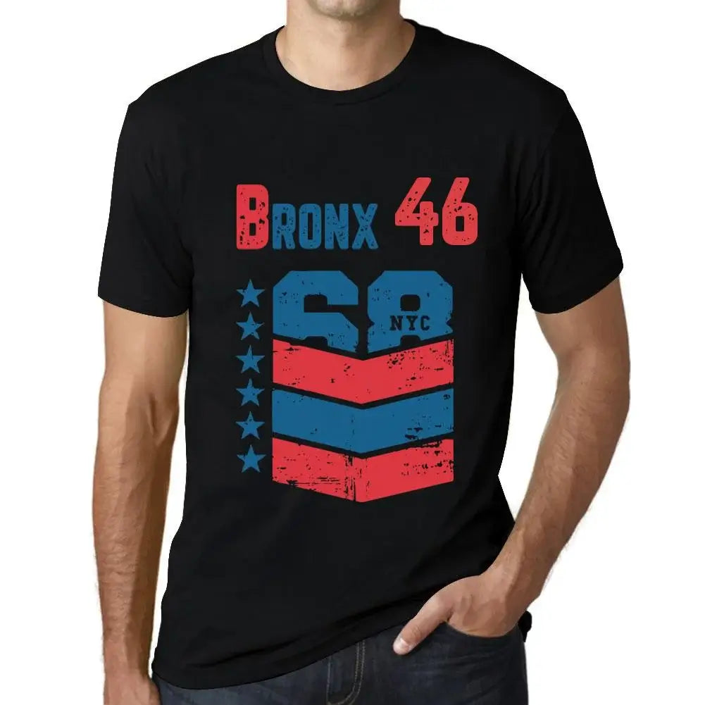 Men's Graphic T-Shirt Bronx 46 46th Birthday Anniversary 46 Year Old Gift 1978 Vintage Eco-Friendly Short Sleeve Novelty Tee