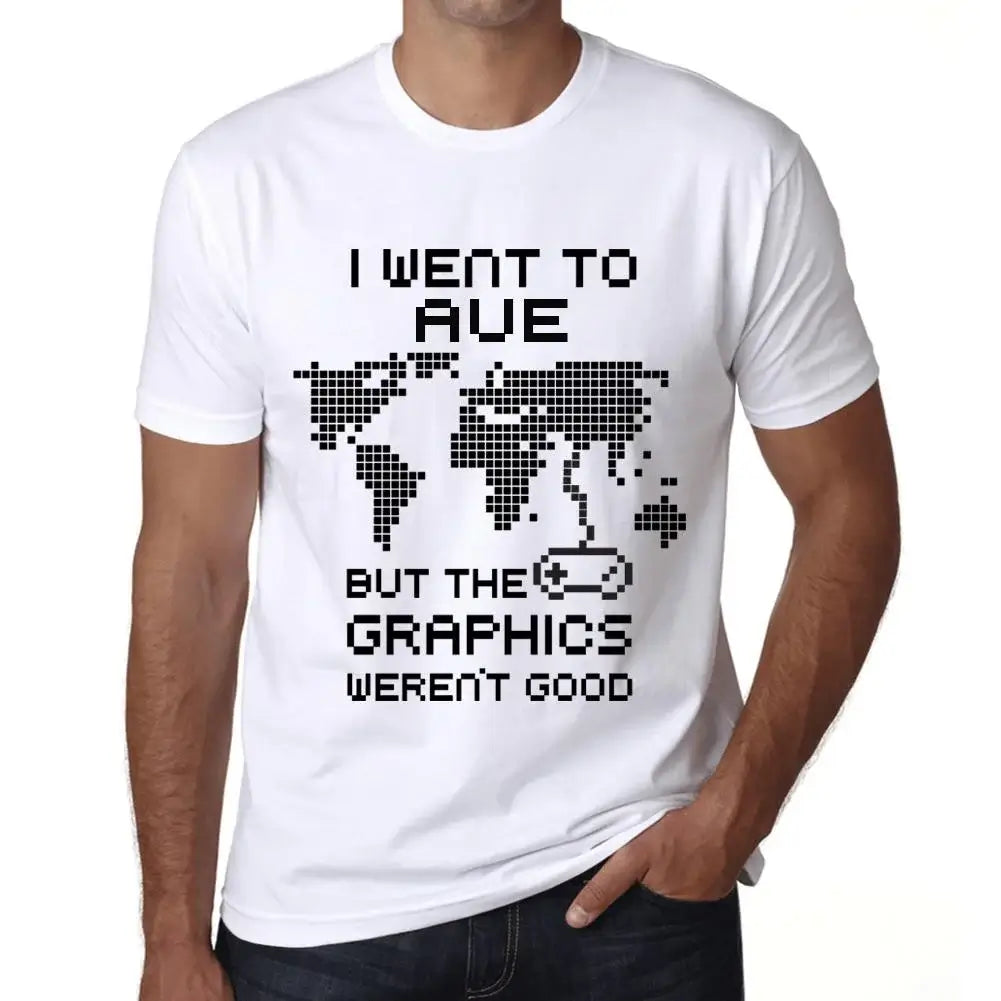 Men's Graphic T-Shirt I Went To Aue But The Graphics Weren’t Good Eco-Friendly Limited Edition Short Sleeve Tee-Shirt Vintage Birthday Gift Novelty