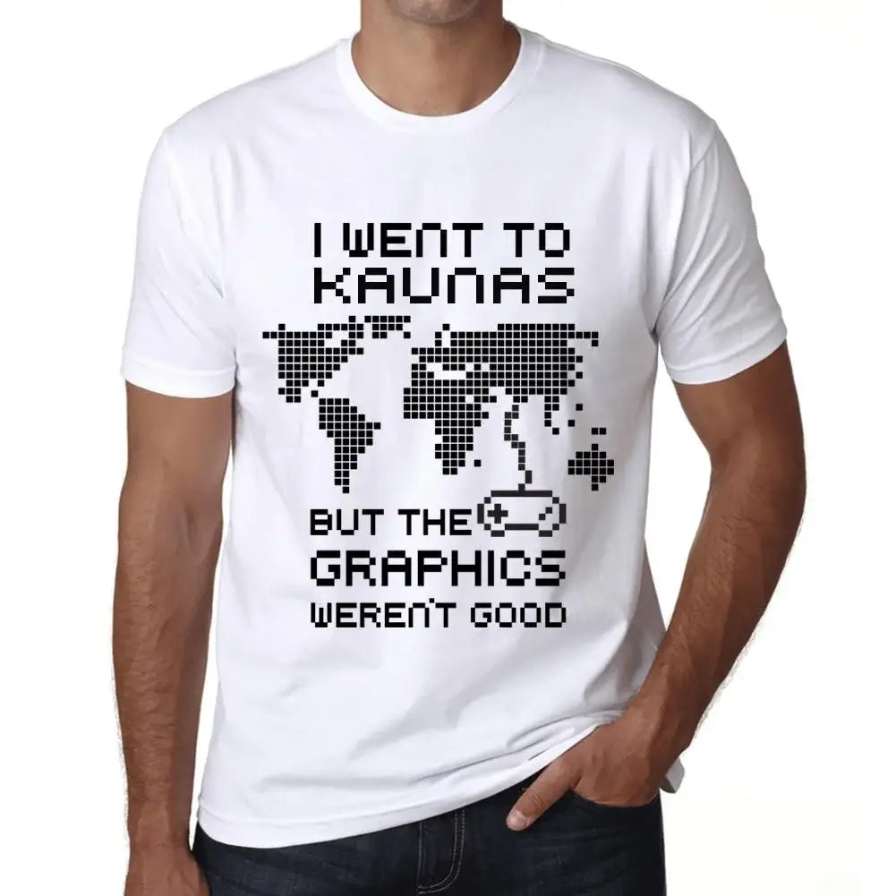 Men's Graphic T-Shirt I Went To Kaunas But The Graphics Weren’t Good Eco-Friendly Limited Edition Short Sleeve Tee-Shirt Vintage Birthday Gift Novelty