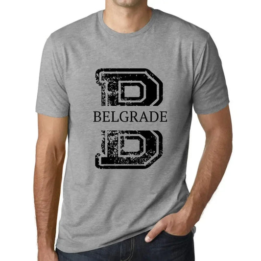 Men's Graphic T-Shirt Belgrade Eco-Friendly Limited Edition Short Sleeve Tee-Shirt Vintage Birthday Gift Novelty