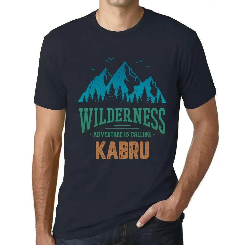 Men's Graphic T-Shirt Wilderness, Adventure Is Calling Kabru Eco-Friendly Limited Edition Short Sleeve Tee-Shirt Vintage Birthday Gift Novelty