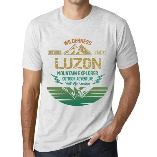 Men's Graphic T-Shirt Outdoor Adventure, Wilderness, Mountain Explorer Luzon Eco-Friendly Limited Edition Short Sleeve Tee-Shirt Vintage Birthday Gift Novelty