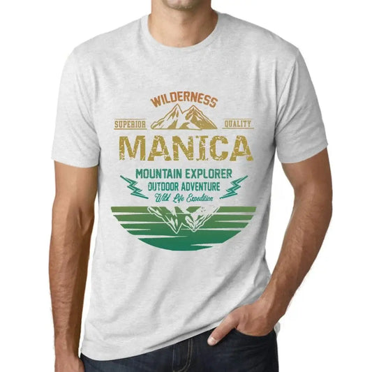 Men's Graphic T-Shirt Outdoor Adventure, Wilderness, Mountain Explorer Manica Eco-Friendly Limited Edition Short Sleeve Tee-Shirt Vintage Birthday Gift Novelty