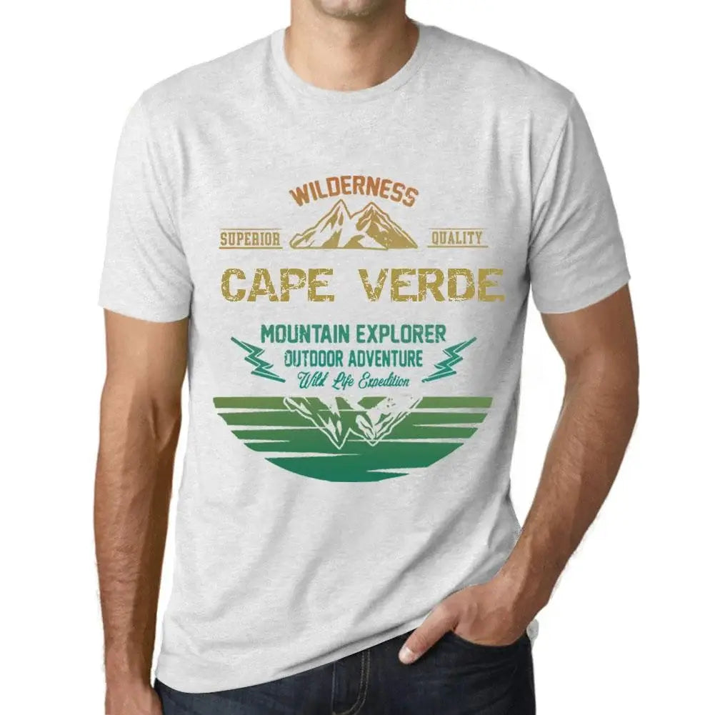 Men's Graphic T-Shirt Outdoor Adventure, Wilderness, Mountain Explorer Cape Verde Eco-Friendly Limited Edition Short Sleeve Tee-Shirt Vintage Birthday Gift Novelty