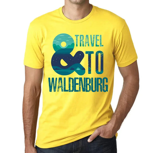 Men's Graphic T-Shirt And Travel To Waldenburg Eco-Friendly Limited Edition Short Sleeve Tee-Shirt Vintage Birthday Gift Novelty
