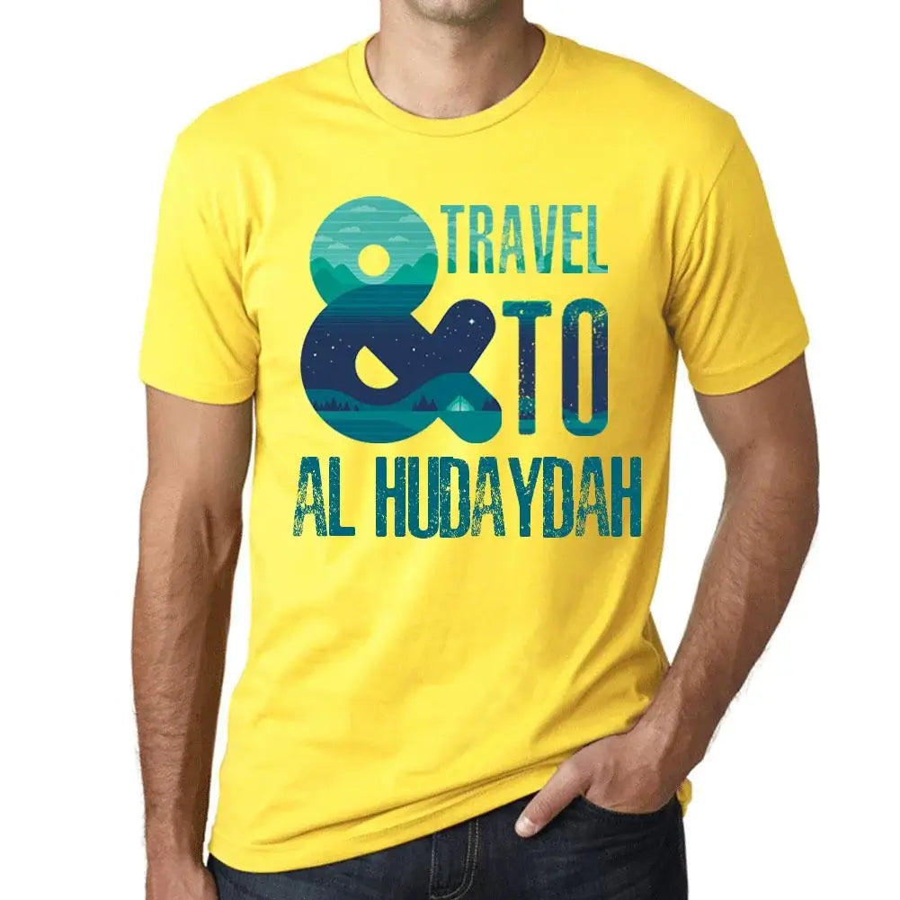 Men's Graphic T-Shirt And Travel To Al Hudaydah Eco-Friendly Limited Edition Short Sleeve Tee-Shirt Vintage Birthday Gift Novelty