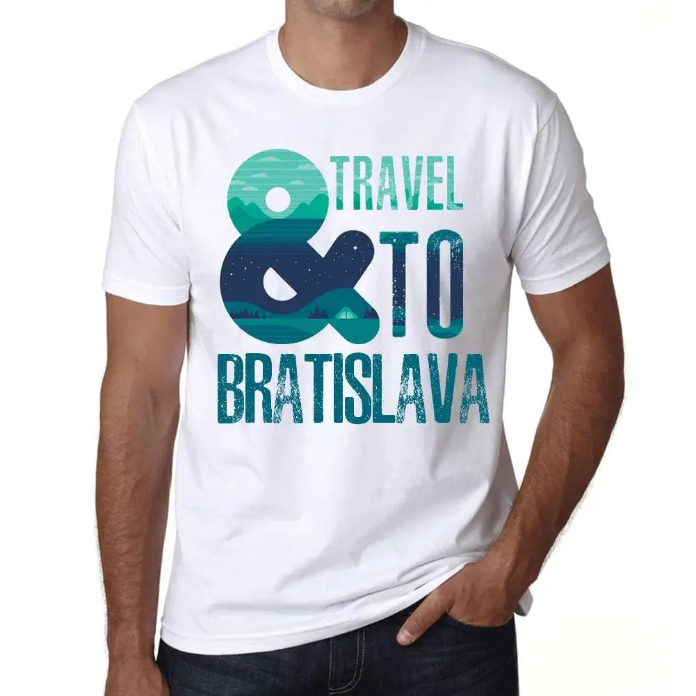 Men's Graphic T-Shirt And Travel To Bratislava Eco-Friendly Limited Edition Short Sleeve Tee-Shirt Vintage Birthday Gift Novelty
