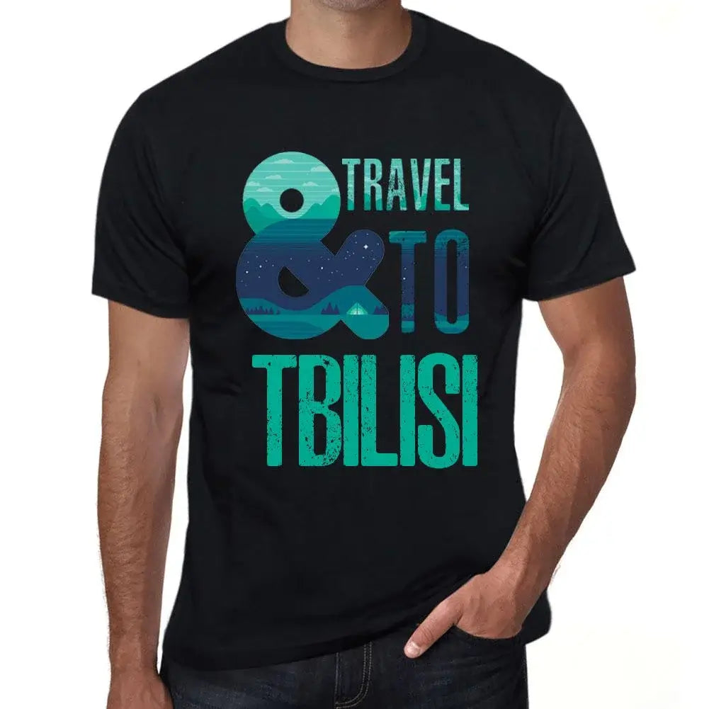 Men's Graphic T-Shirt And Travel To Tbilisi Eco-Friendly Limited Edition Short Sleeve Tee-Shirt Vintage Birthday Gift Novelty