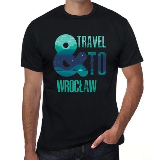 Men's Graphic T-Shirt And Travel To Wrocław Eco-Friendly Limited Edition Short Sleeve Tee-Shirt Vintage Birthday Gift Novelty