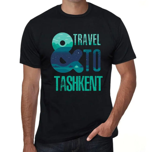 Men's Graphic T-Shirt And Travel To Tashkent Eco-Friendly Limited Edition Short Sleeve Tee-Shirt Vintage Birthday Gift Novelty