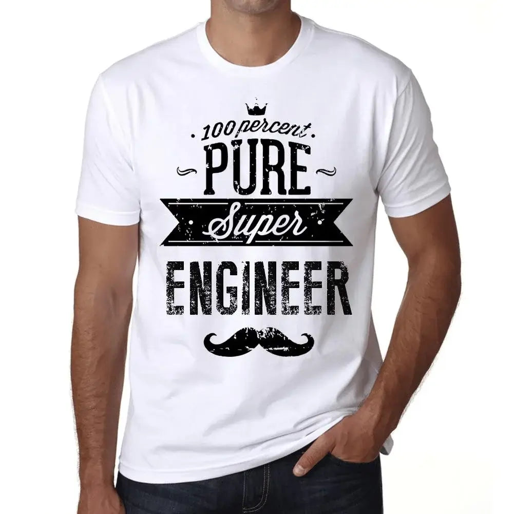 Men's Graphic T-Shirt 100% Pure Super Engineer Eco-Friendly Limited Edition Short Sleeve Tee-Shirt Vintage Birthday Gift Novelty