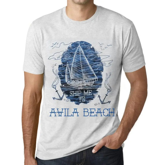Men's Graphic T-Shirt Ship Me To Avila Beach Eco-Friendly Limited Edition Short Sleeve Tee-Shirt Vintage Birthday Gift Novelty