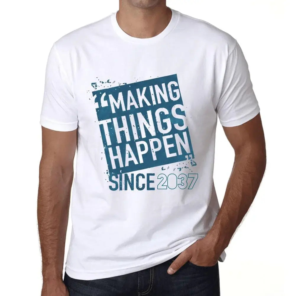 Men's Graphic T-Shirt Making Things Happen Since 2037