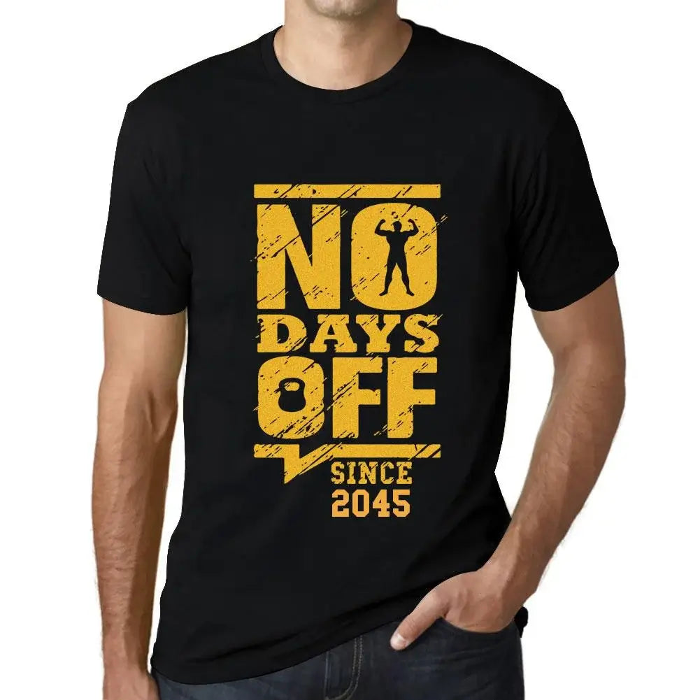 Men's Graphic T-Shirt No Days Off Since 2045