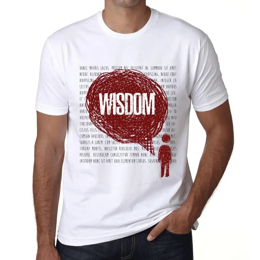 Men's Graphic T-Shirt Thoughts Wisdom Eco-Friendly Limited Edition Short Sleeve Tee-Shirt Vintage Birthday Gift Novelty