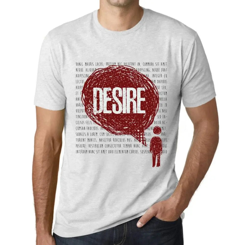 Men's Graphic T-Shirt Thoughts Desire Eco-Friendly Limited Edition Short Sleeve Tee-Shirt Vintage Birthday Gift Novelty