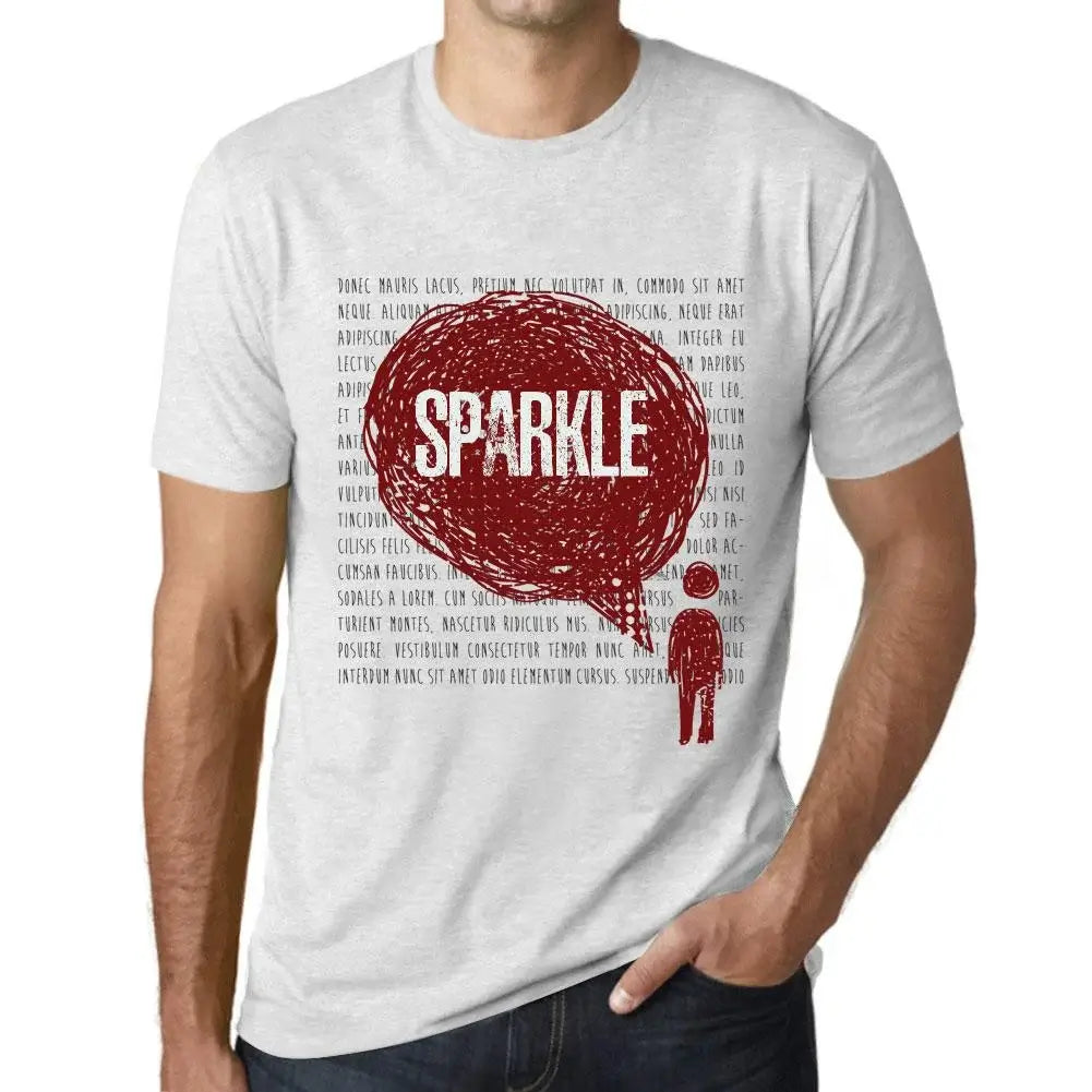 Men's Graphic T-Shirt Thoughts Sparkle Eco-Friendly Limited Edition Short Sleeve Tee-Shirt Vintage Birthday Gift Novelty