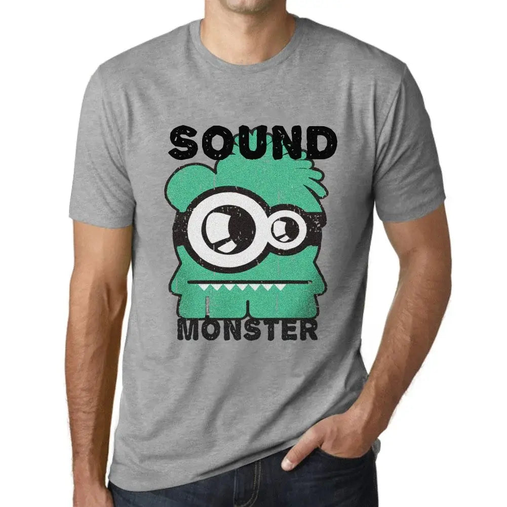 Men's Graphic T-Shirt Sound Monster Eco-Friendly Limited Edition Short Sleeve Tee-Shirt Vintage Birthday Gift Novelty