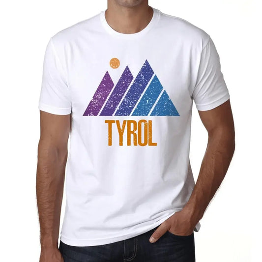 Men's Graphic T-Shirt Mountain Tyrol Eco-Friendly Limited Edition Short Sleeve Tee-Shirt Vintage Birthday Gift Novelty