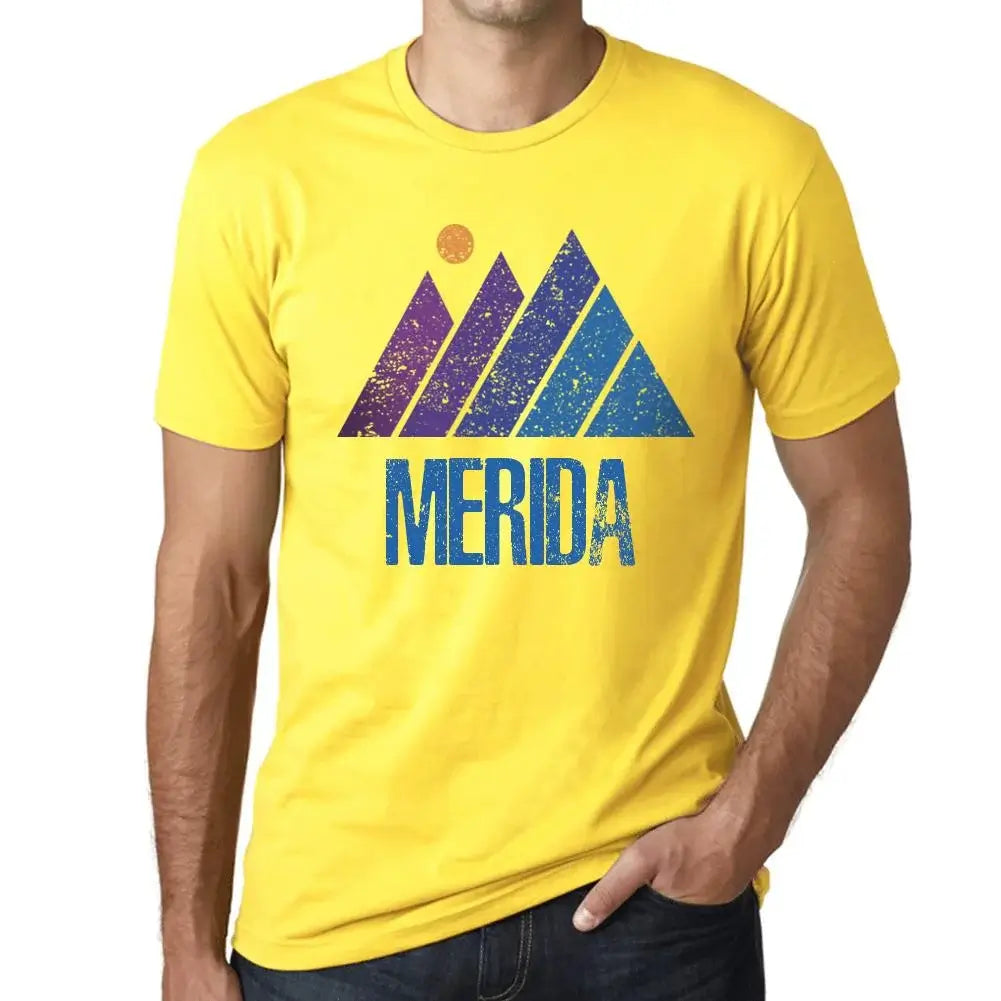 Men's Graphic T-Shirt Mountain Merida Eco-Friendly Limited Edition Short Sleeve Tee-Shirt Vintage Birthday Gift Novelty