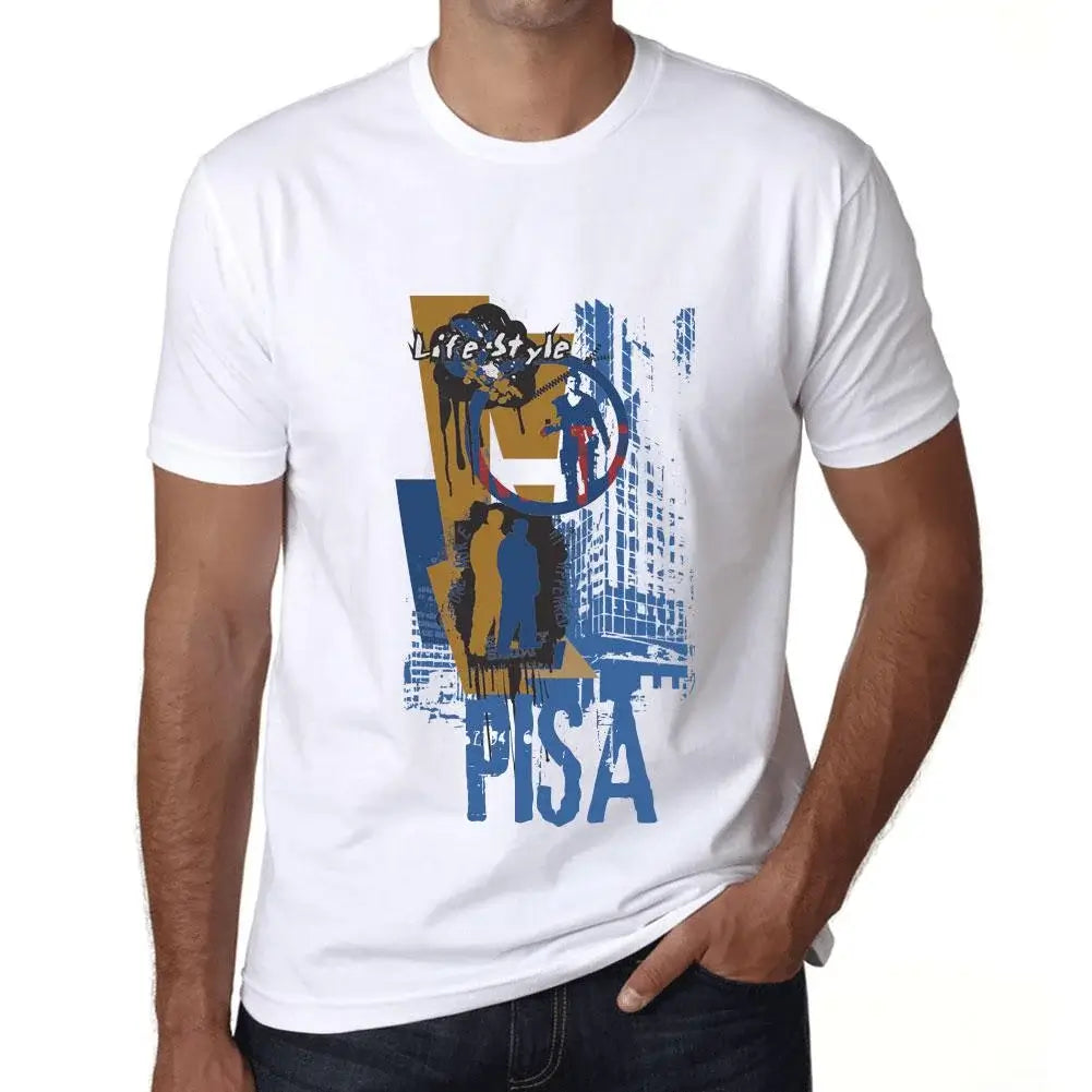 Men's Graphic T-Shirt Pisa Lifestyle Eco-Friendly Limited Edition Short Sleeve Tee-Shirt Vintage Birthday Gift Novelty