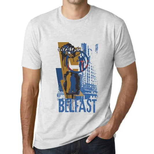 Men's Graphic T-Shirt Belfast Lifestyle Eco-Friendly Limited Edition Short Sleeve Tee-Shirt Vintage Birthday Gift Novelty