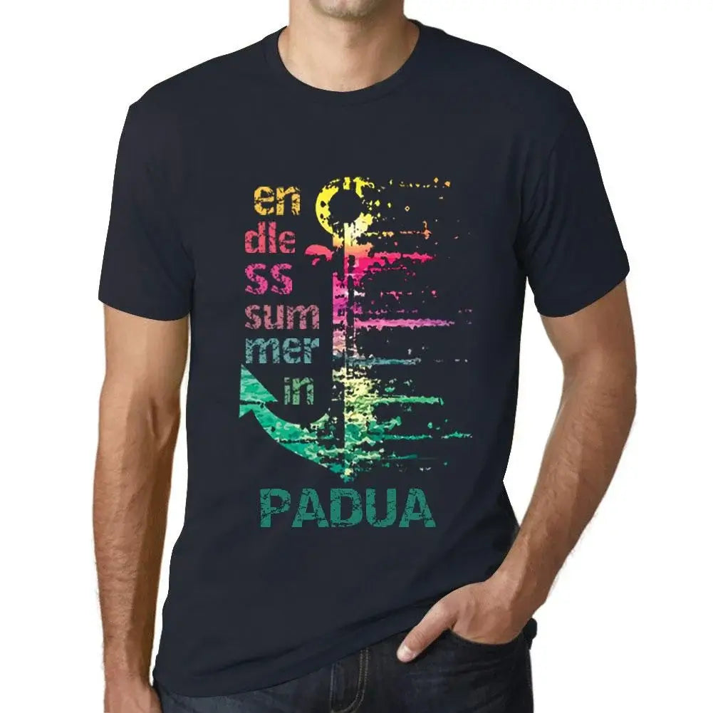 Men's Graphic T-Shirt Endless Summer In Padua Eco-Friendly Limited Edition Short Sleeve Tee-Shirt Vintage Birthday Gift Novelty