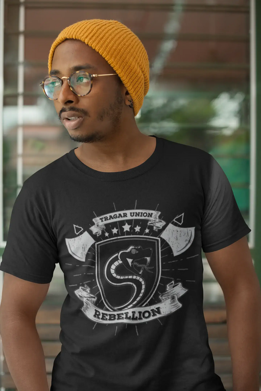 ULTRABASIC Men's Graphic T-Shirt Tragar Union - Snake Rebellion Shirt for Men