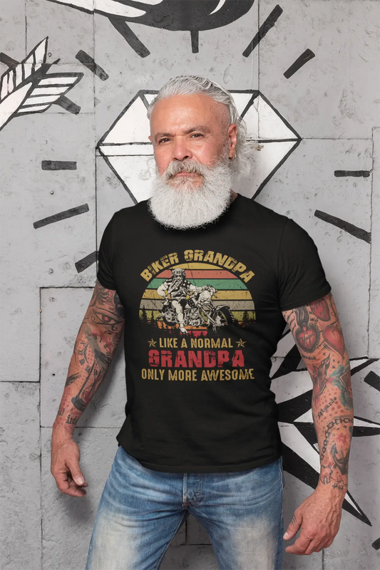 ULTRABASIC Men's Graphic T-Shirt Biker Grandpa - Like A Normal Grandpa - Love Motorcycle