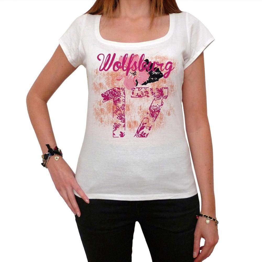 17, Wolfsburg, Women's Short Sleeve Round Neck T-shirt 00008 - Ultrabasic