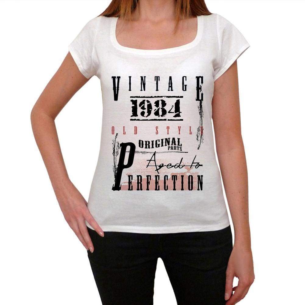 1984 birthday gifts ,Women's Short Sleeve Round Neck T-shirt - ultrabasic-com