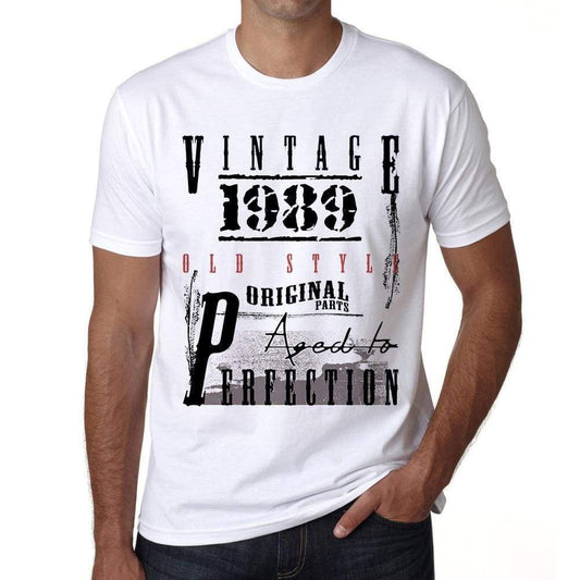 1989 Birthday Gifts For Him Birthday T-Shirts Mens Short Sleeve Round Neck T-Shirt - Casual