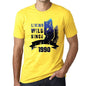 '1990, Living Wild 2 Since 1990 <span>Men's</span> T-shirt Yellow Birthday Gift 00516 - ULTRABASIC