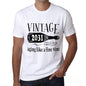 2031 Aging Like a Fine Wine <span>Men's</span> T-shirt White Birthday Gift 00457 - ULTRABASIC
