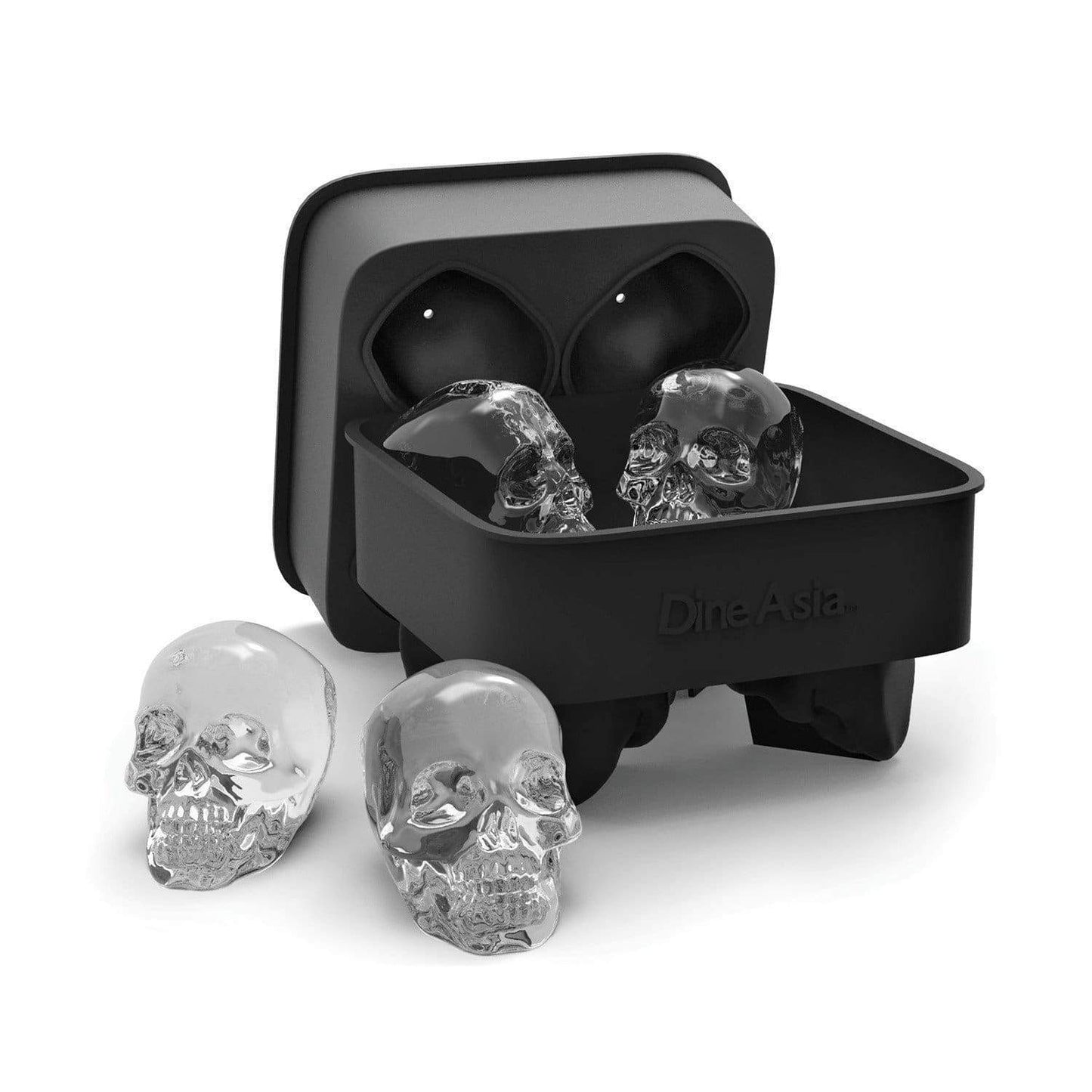 3D Skull Flexible Silicone Ice Cube Mold Tray - Ultrabasic