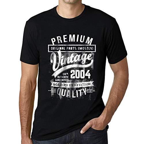 Ultrabasic - Homme T-Shirt Graphique 2004 Aged to Perfection Tee Shirt Cadeau d'anniversaire