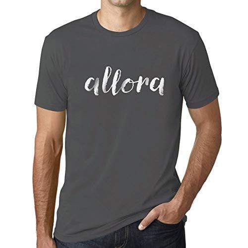 Ultrabasic - Homme T-Shirt Graphique Allora Gris Souris