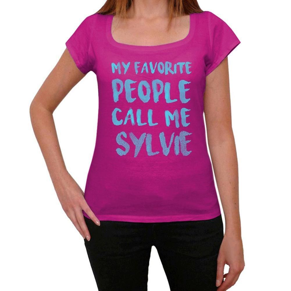 Femme Tee Vintage T Shirt My Favorite People Call Me Sylvie