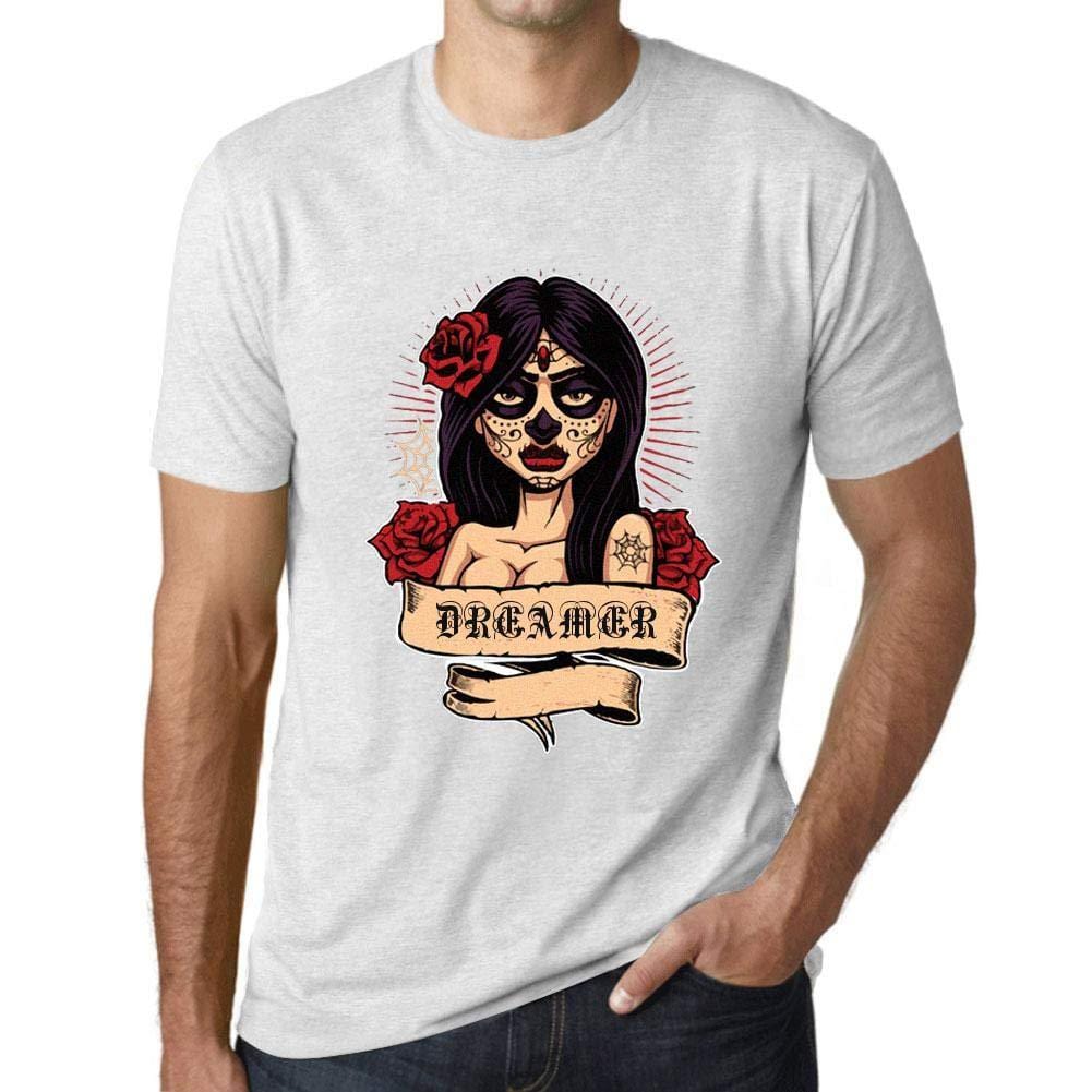 Ultrabasic - Homme T-Shirt Graphique Women Flower Tattoo Dreamer