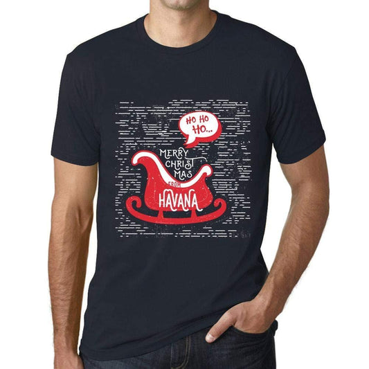 Ultrabasic Homme T-Shirt Graphique Merry Christmas from Havana Marine