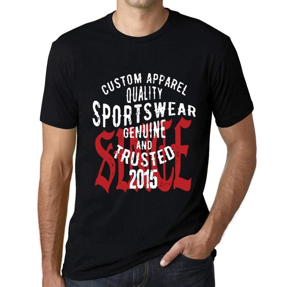 Ultrabasic - Homme T-Shirt Graphique Sportswear Depuis 2015 Noir Profond