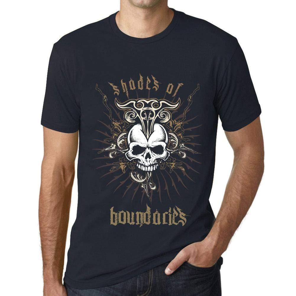 Ultrabasic - Homme T-Shirt Graphique Shades of Boundaries Marine
