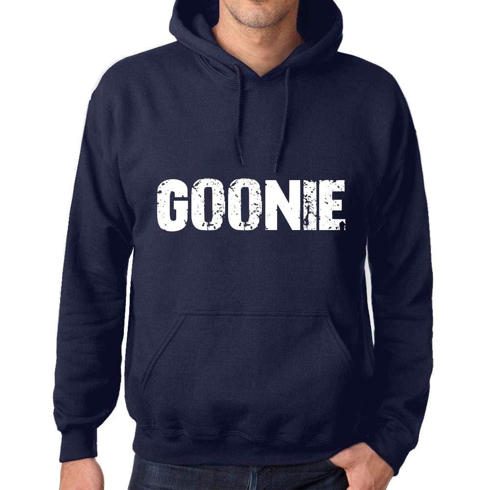 Ultrabasic Homme Femme Unisex Sweat à Capuche Hoodie Popular Words GOONIE French Marine